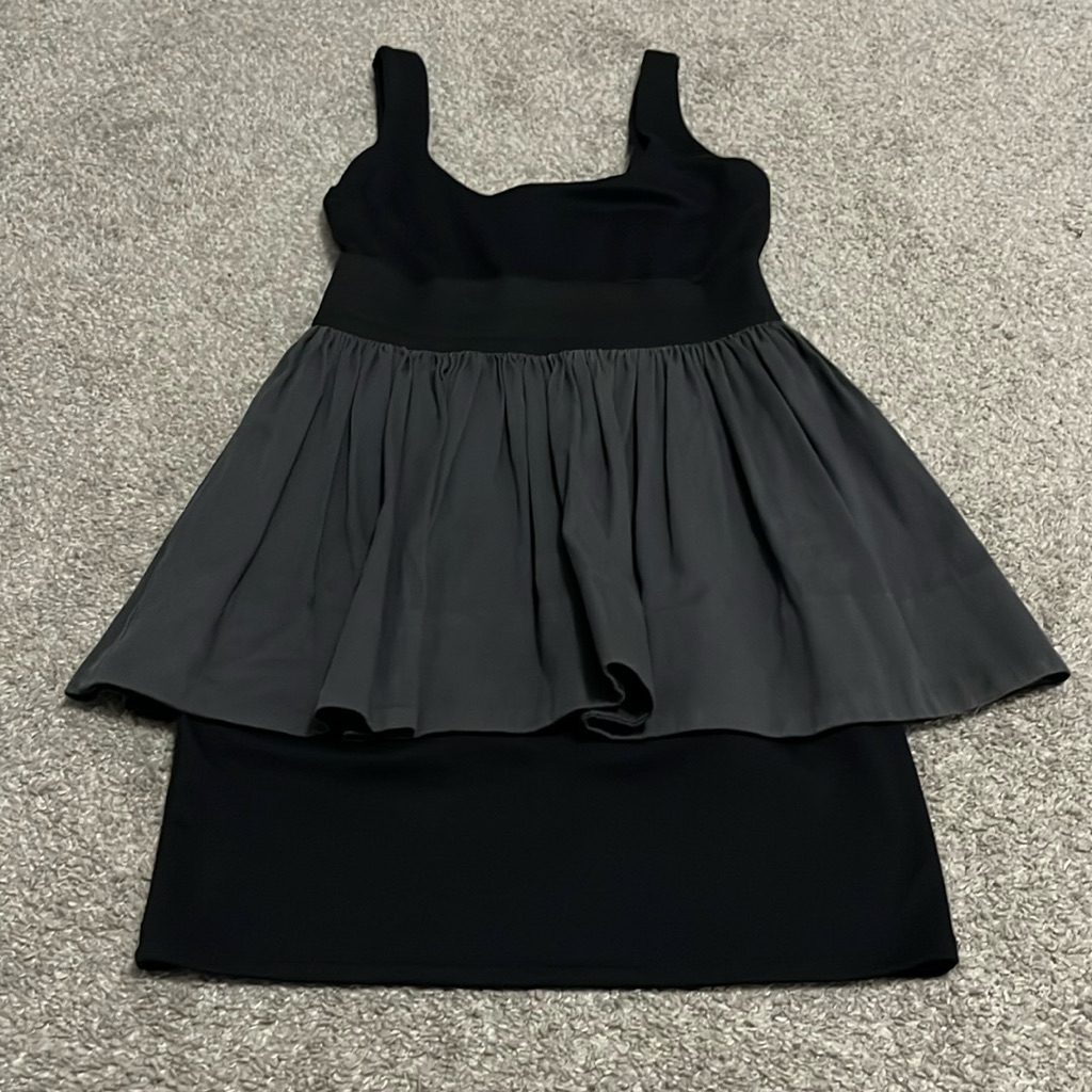 Aqua Black And Gray Dress Size Large